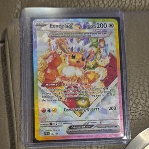 Pokemon Eevee GX Card - Rainbow Hues